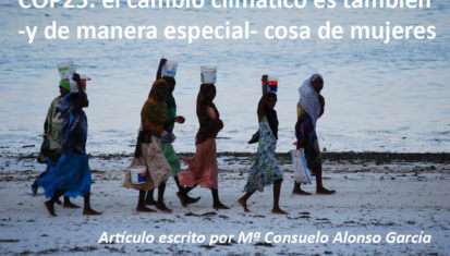 Asociación de Mujeres en el Sector Público - COP25: el cambio climático es también -y de manera especial- cosa de mujeres